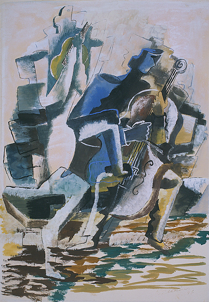 Musicians (1946) - Ossip Zadkine Tablo