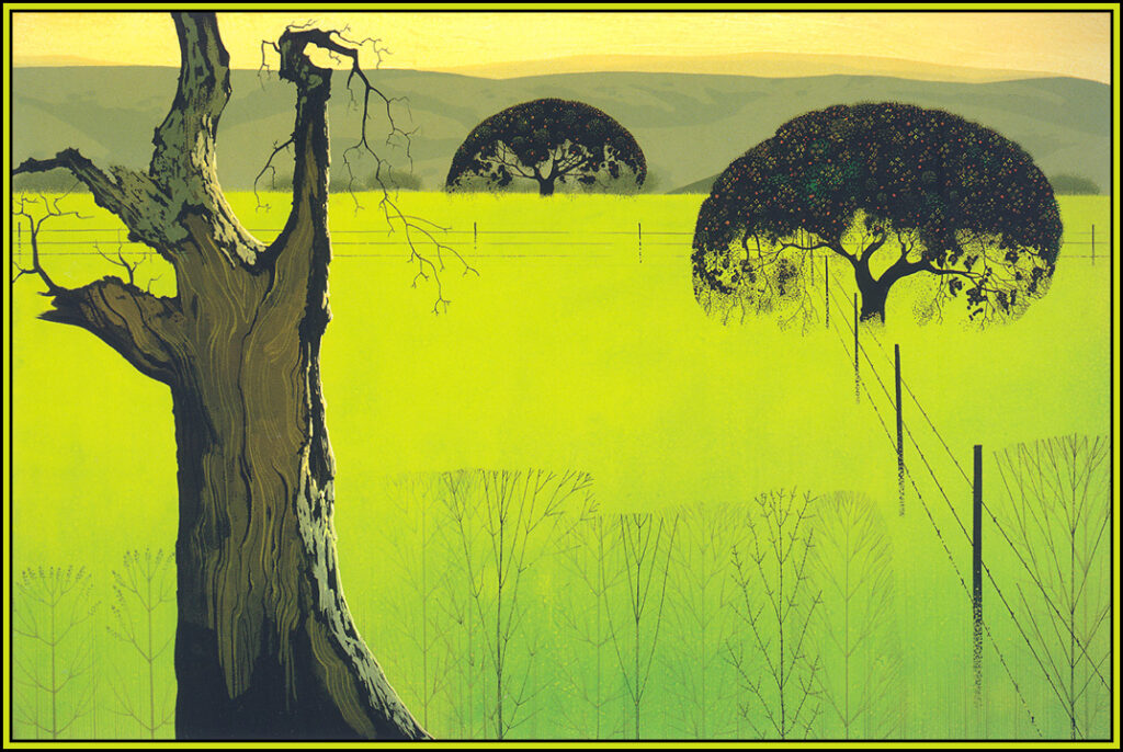 Mustard Field – Eyvind Earle Tablo