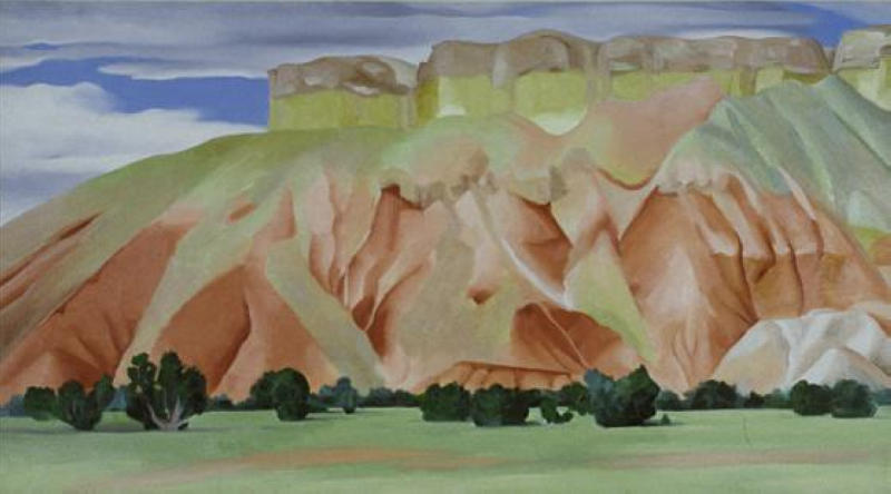 My Backyard (1937) - Georgia O'Keeffe Tablo