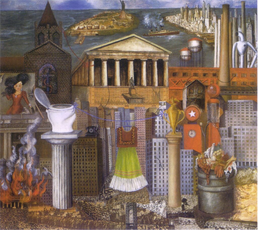 My Dress Hangs There (1933) - Frida Kahlo Tablo