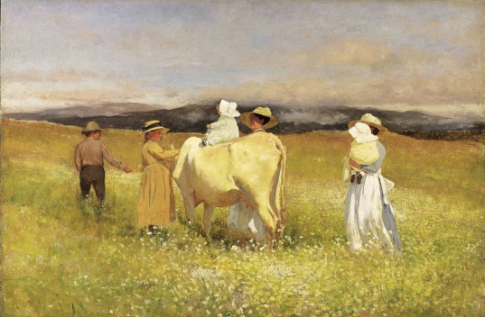 My Family at Somesville (1888) – Louis Comfort Tiffany Tablo
