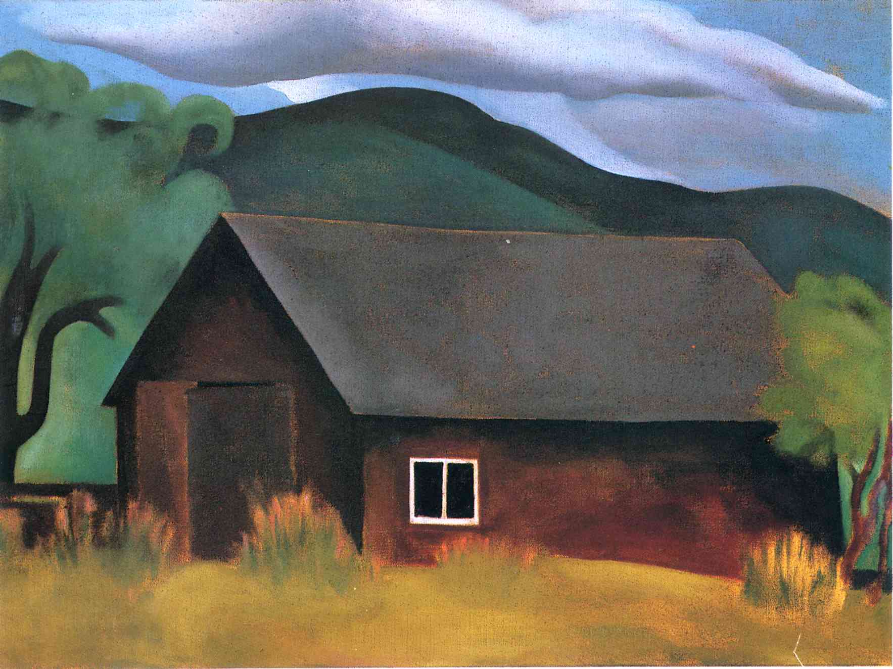 My Shanty, Lake George (1922) - Georgia O'Keeffe Tablo