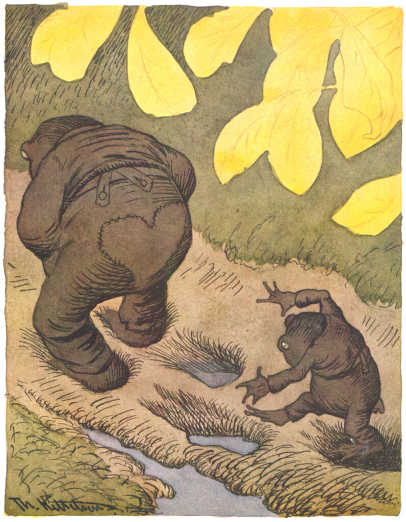 My Son Tred Always Follow Father's Footsteps (1894) - Theodor Severin Kittelsen Tablo