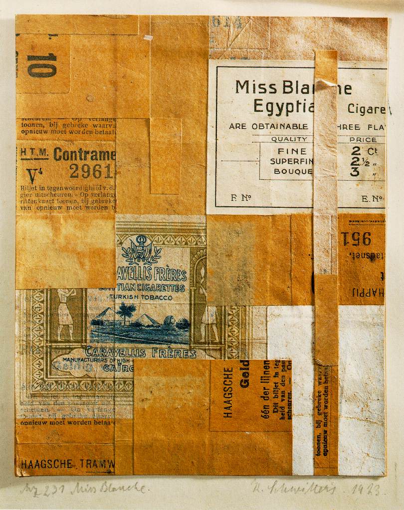 Mz 231. Miss Blanche (1923) – Kurt Schwitters Tablo