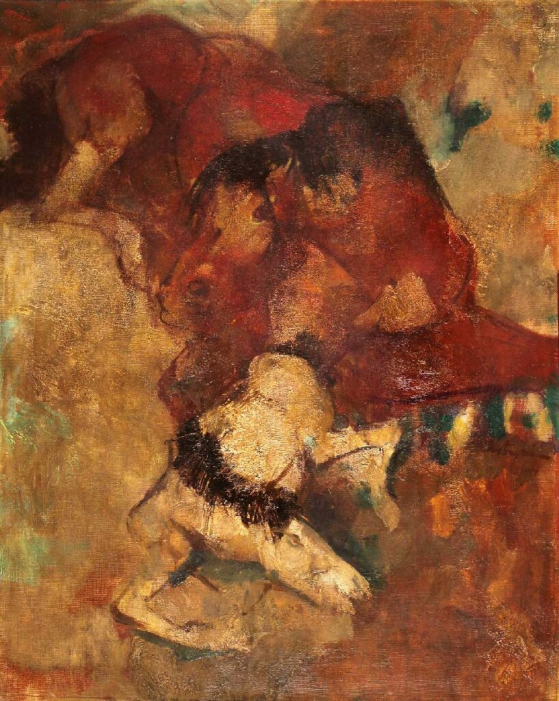 Nacimiento del bagual - Juan Carlos Castagnino Tablo