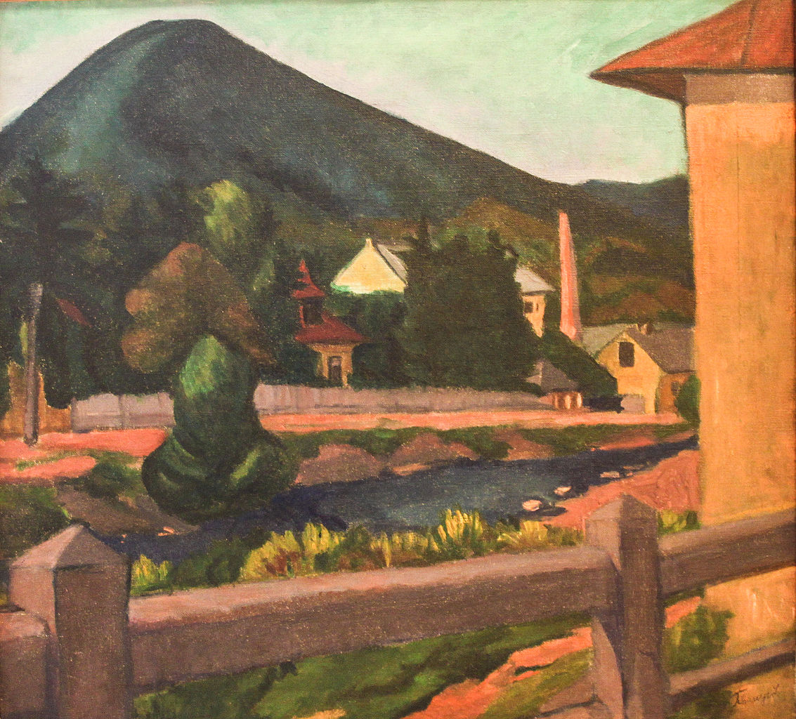 Nagybánya View (1909) - Lajos Tihanyi Tablo
