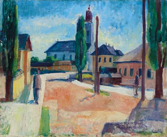 Nagybanyai Street (1920) - Kmetty János Tablo