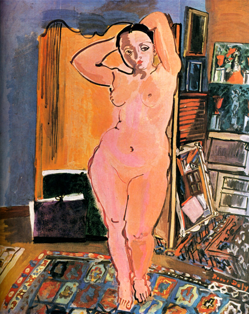 Naked (1928) - Raoul Dufy Tablo