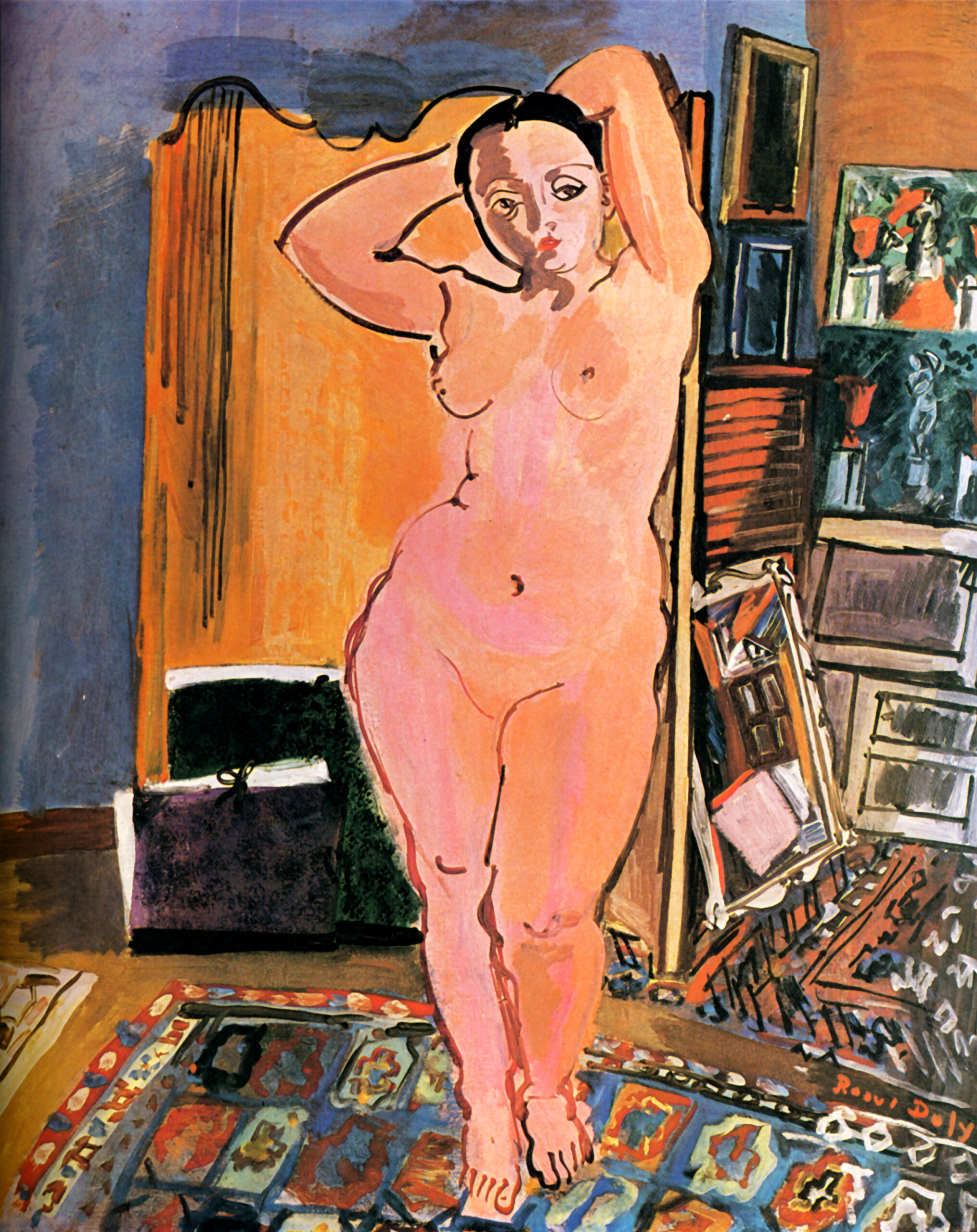 Naked (1928) - Raoul Dufy Tablo