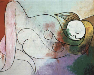 Naked woman (1932) - Pablo Picasso Tablo