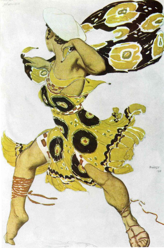 Narcisse a youth (1911) - Léon Bakst Tablo