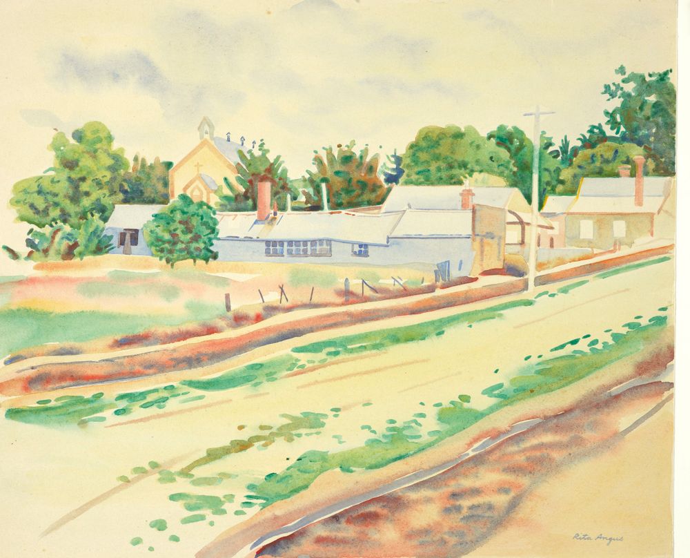 Naseby (1953) - Rita Angus Tablo
