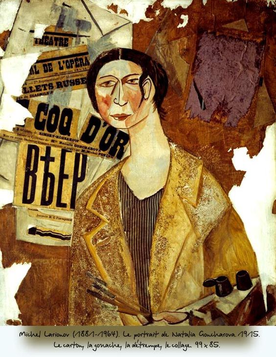 Natalia Goncharova (1915) - Mikhail Larionov Tablo