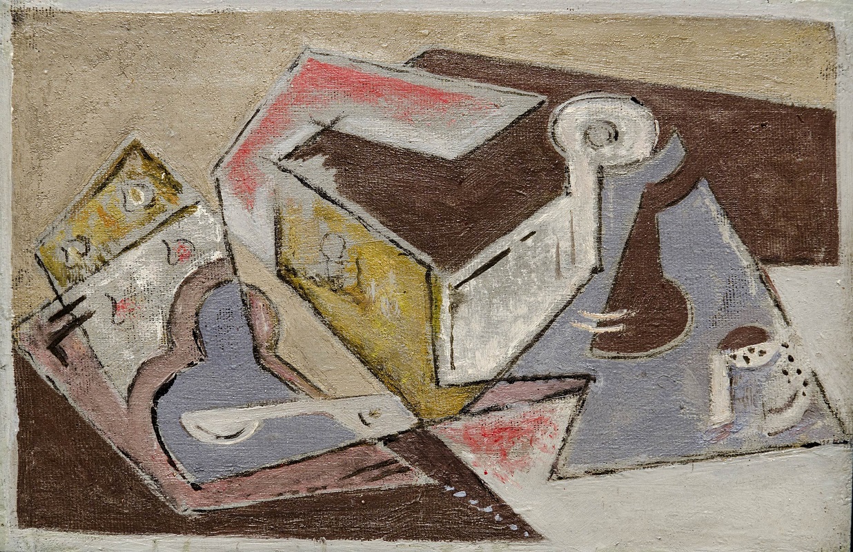 Naturaleza Muerta Con Tijeras (1917) - María Blanchard Tablo