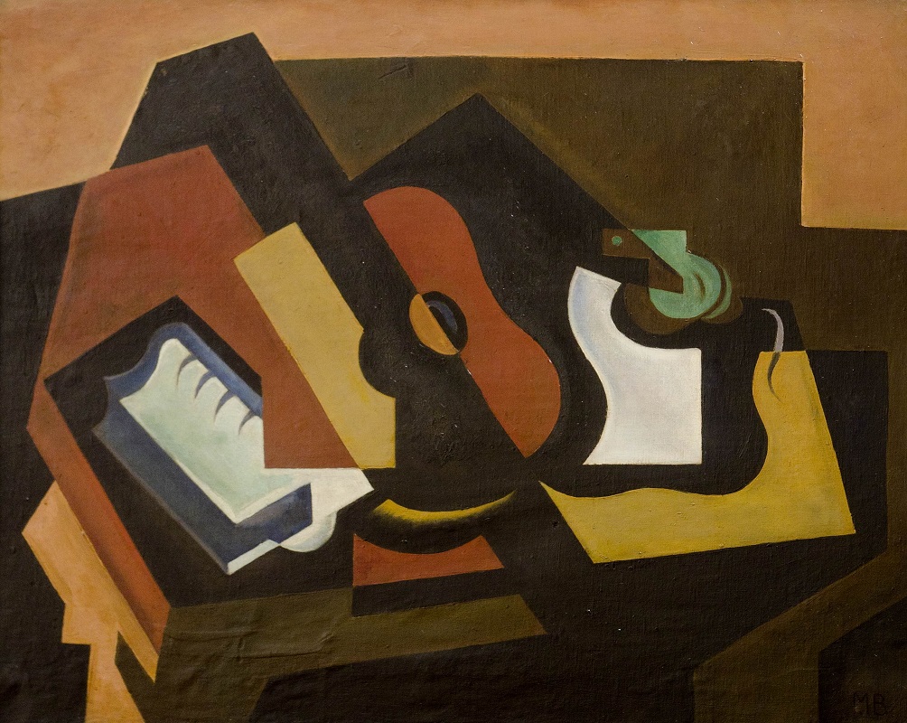 Naturaleza Muerta a La Guitarra (1918) - María Blanchard Tablo