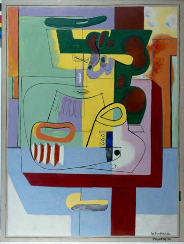 Nature morte Vézelay (1939) - Le Corbusier Tablo