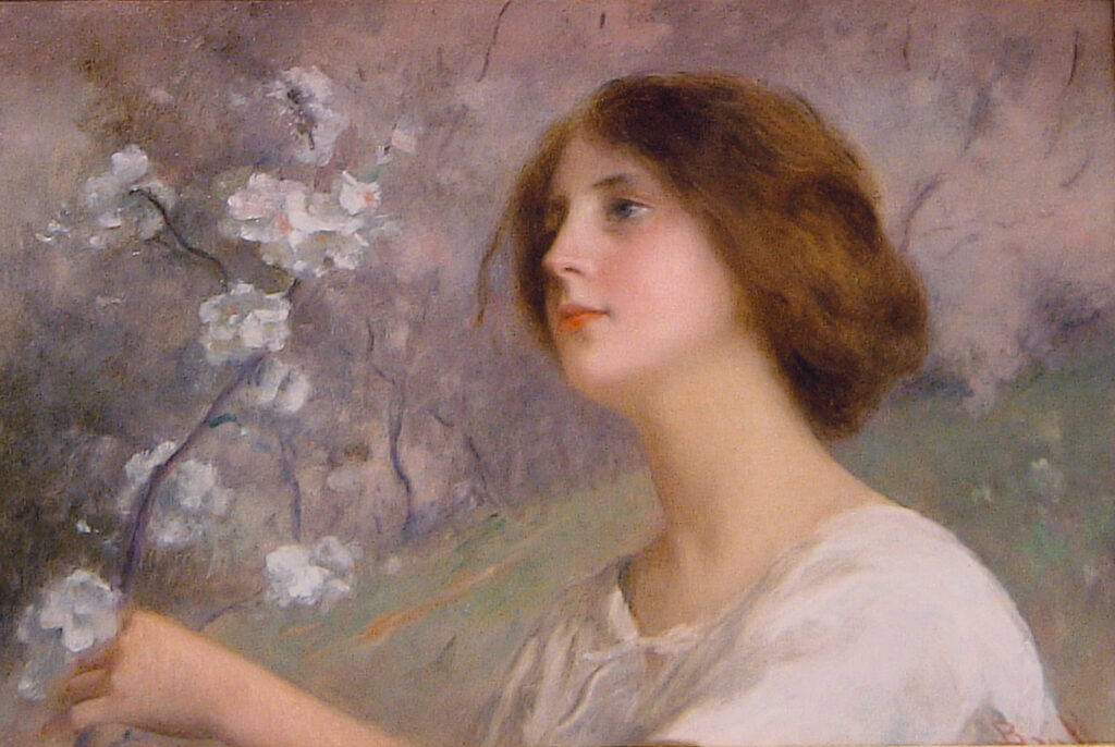 Nena Amb Flors – Joan Brull Tablo