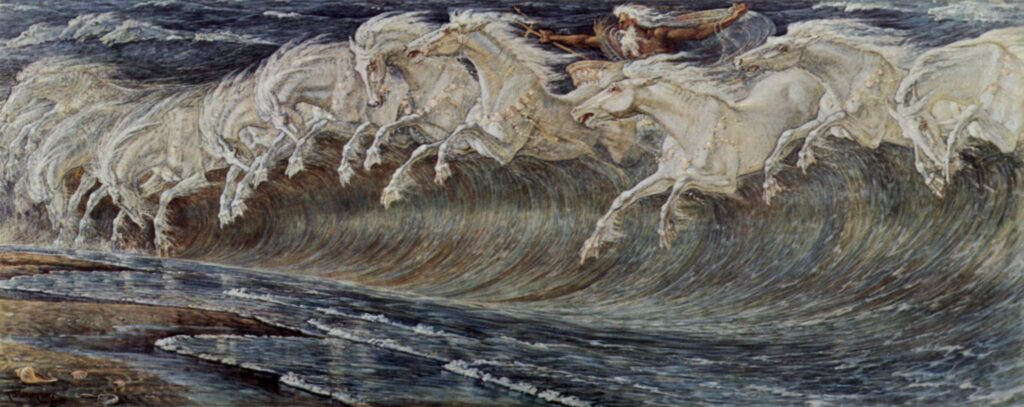 Neptune’s Horses (1892) – Walter Crane Tablo