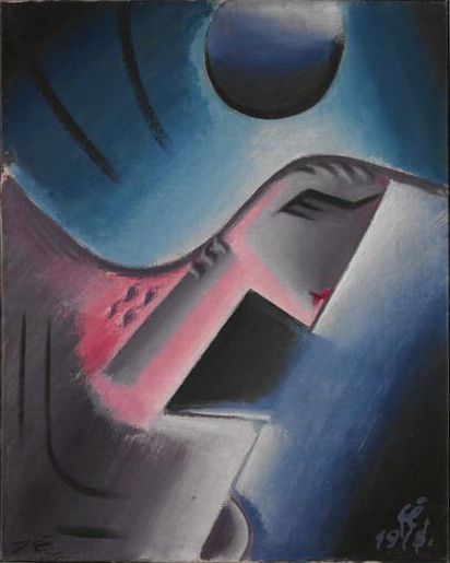 Nevěstka s velkým kloboukem (1918) - Josef Čapek Tablo
