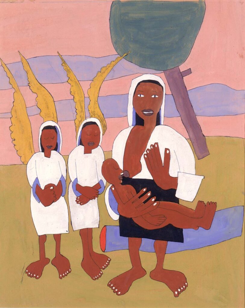 New Born Babe (1939) – William H. Johnson Tablo