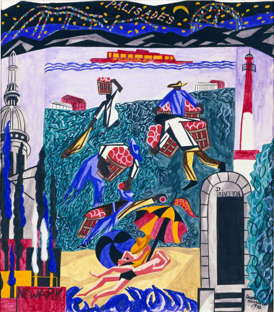 New Jersey, from the United States Series (1946) - Jacob Lawrence Tablo