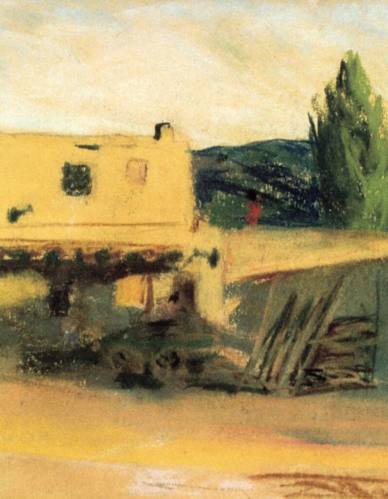 New Mexican Landscape (1917) - Robert Henri Tablo