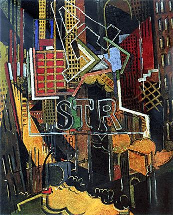 New York (1915) - Albert Gleizes Tablo