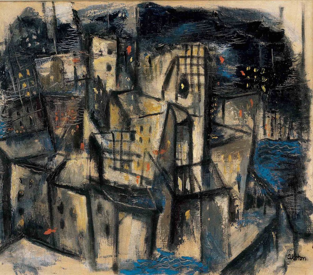 New York Cityscape (1948) – Charles Alston Tablo