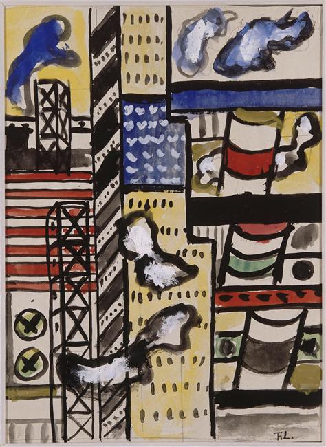 New York - Fernand Léger Tablo