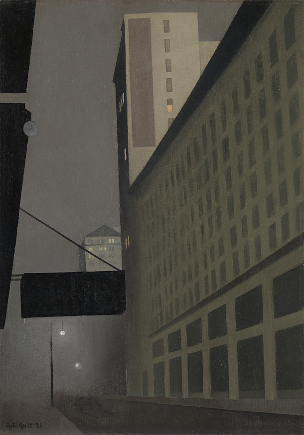 New York Night, No. 2 (1921) - George Ault Tablo