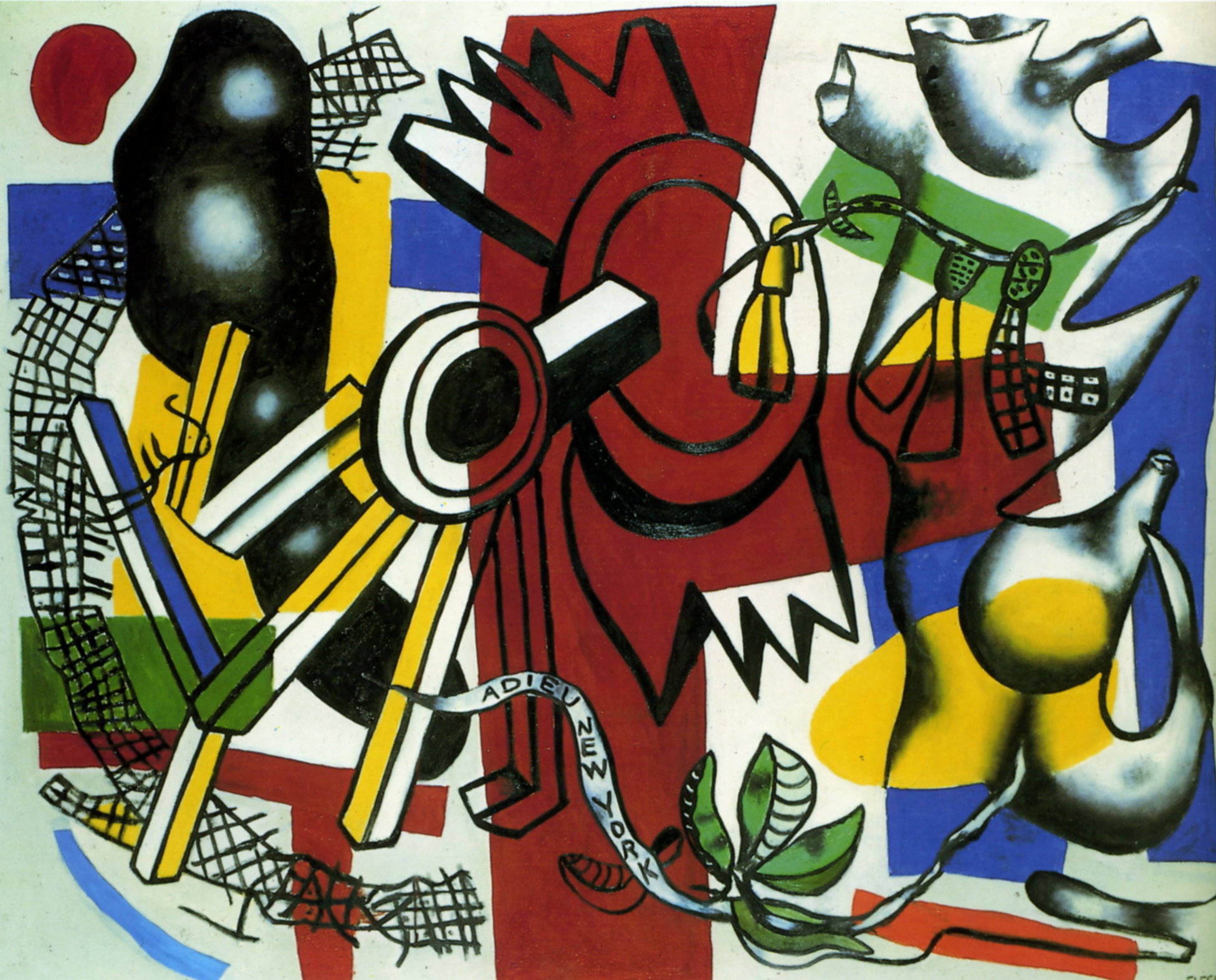 New York good bye (1946) - Fernand Léger Tablo
