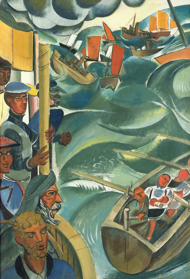 Newfoundland (1937) - Wyndham Lewis Tablo