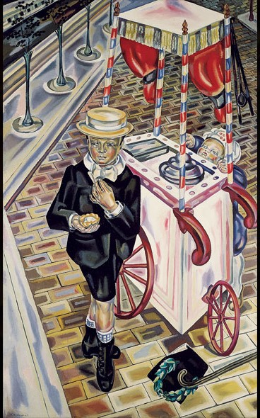 Niño Con Helado (1925) - María Blanchard Tablo