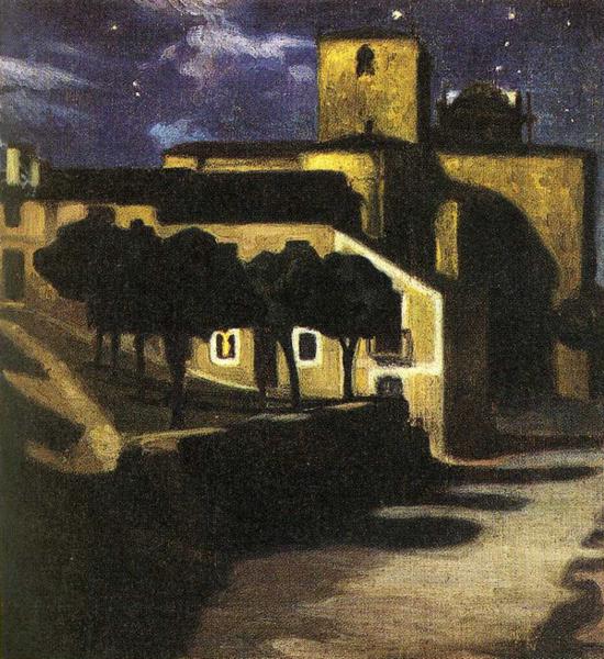 Night Scene in Avila (1907) – Diego Rivera Tablo
