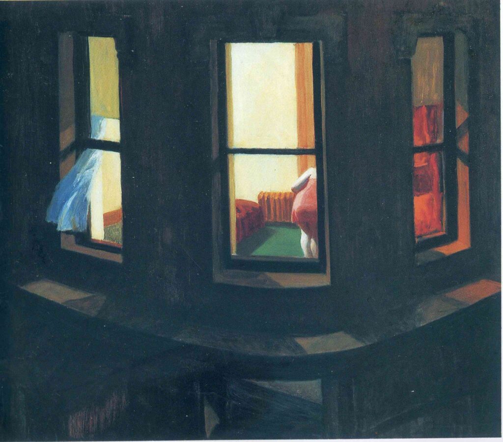 Night Windows (1928) - Edward Hopper Tablo
