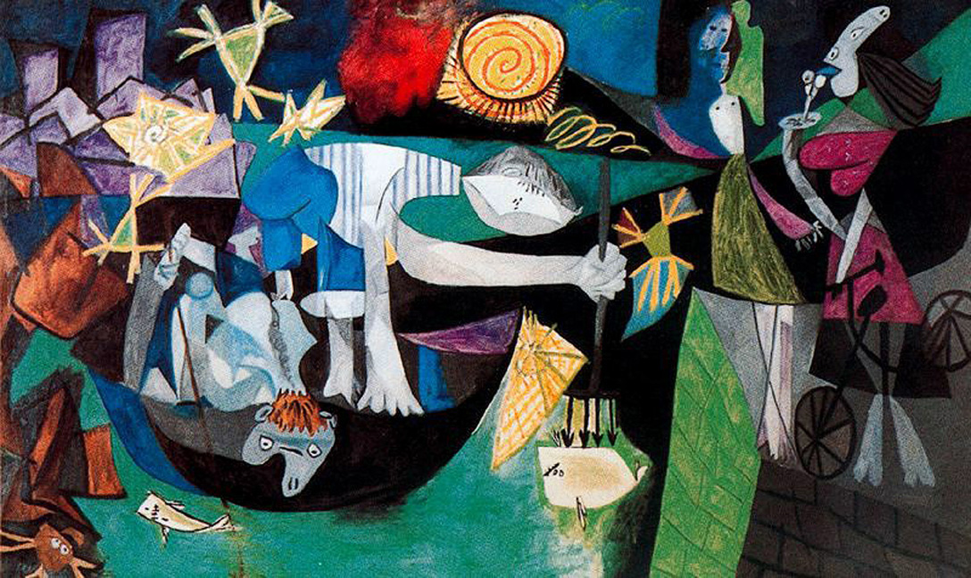 Night fishing at Antibes (1939) - Pablo Picasso Tablo
