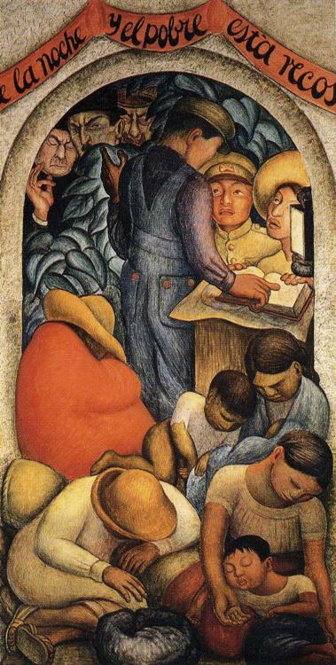 Night of the Poor (1928) – Diego Rivera Tablo