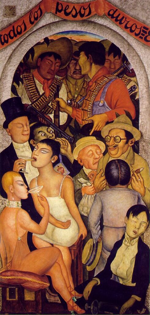 Night of the Rich (1928) – Diego Rivera Tablo