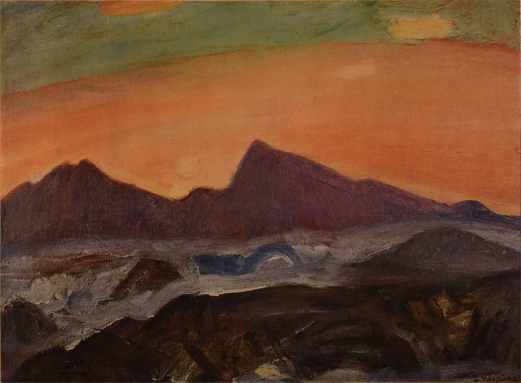 Niitakayama (1933) - Fujishima Takeji Tablo