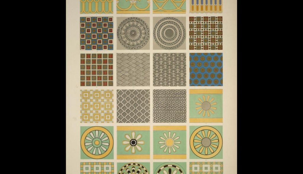 Nineveh and Persia, no. 2 - Owen Jones Tablo