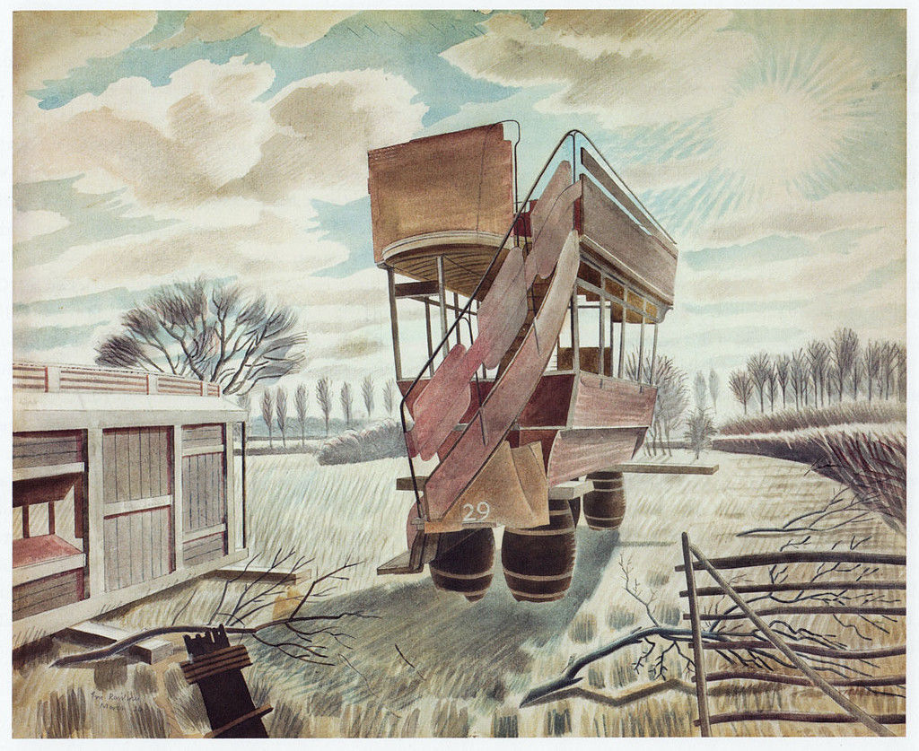No. 29 Bus (1934) – Eric Ravilious Tablo