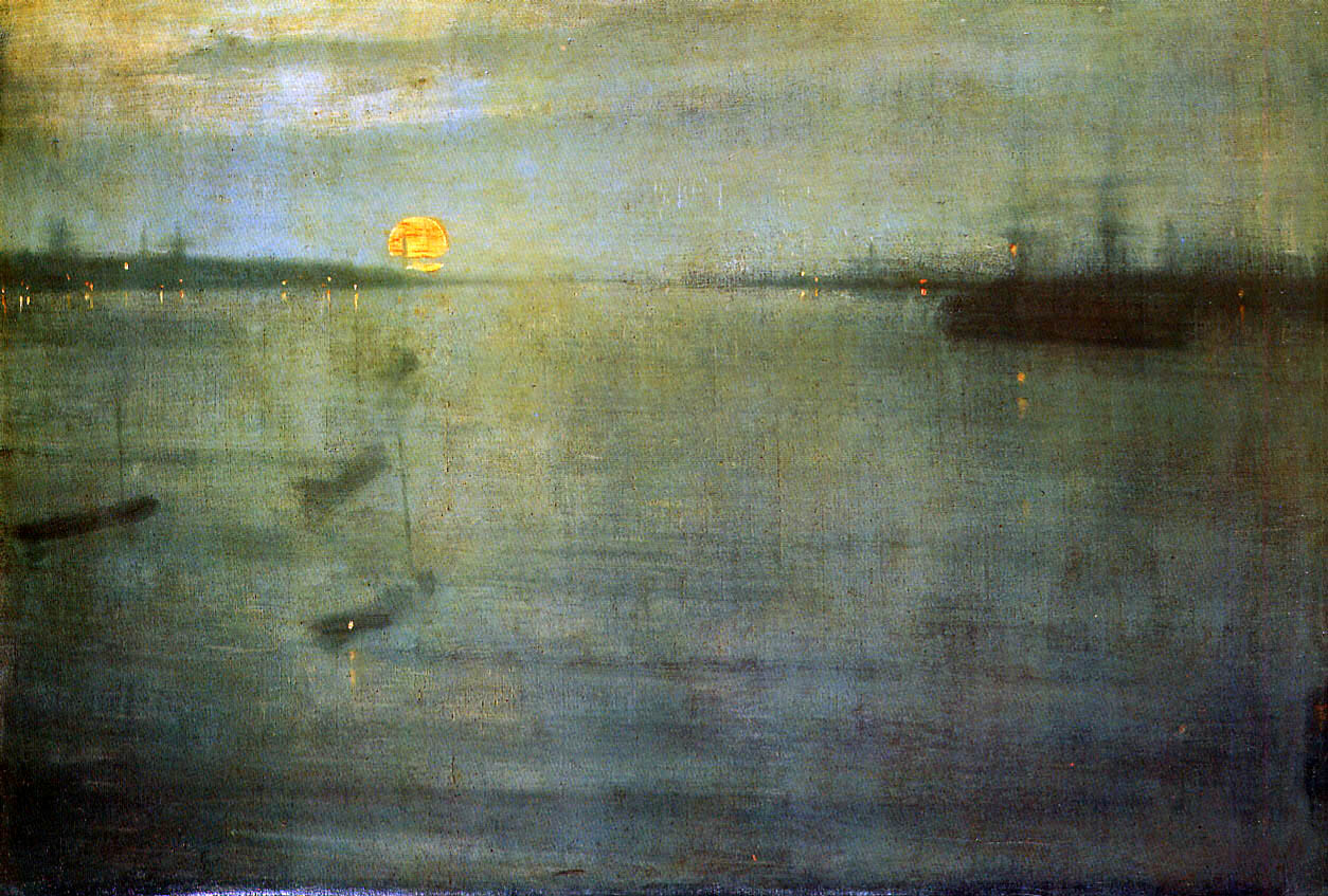Nocturn Sun - James McNeill Whistler Tablo