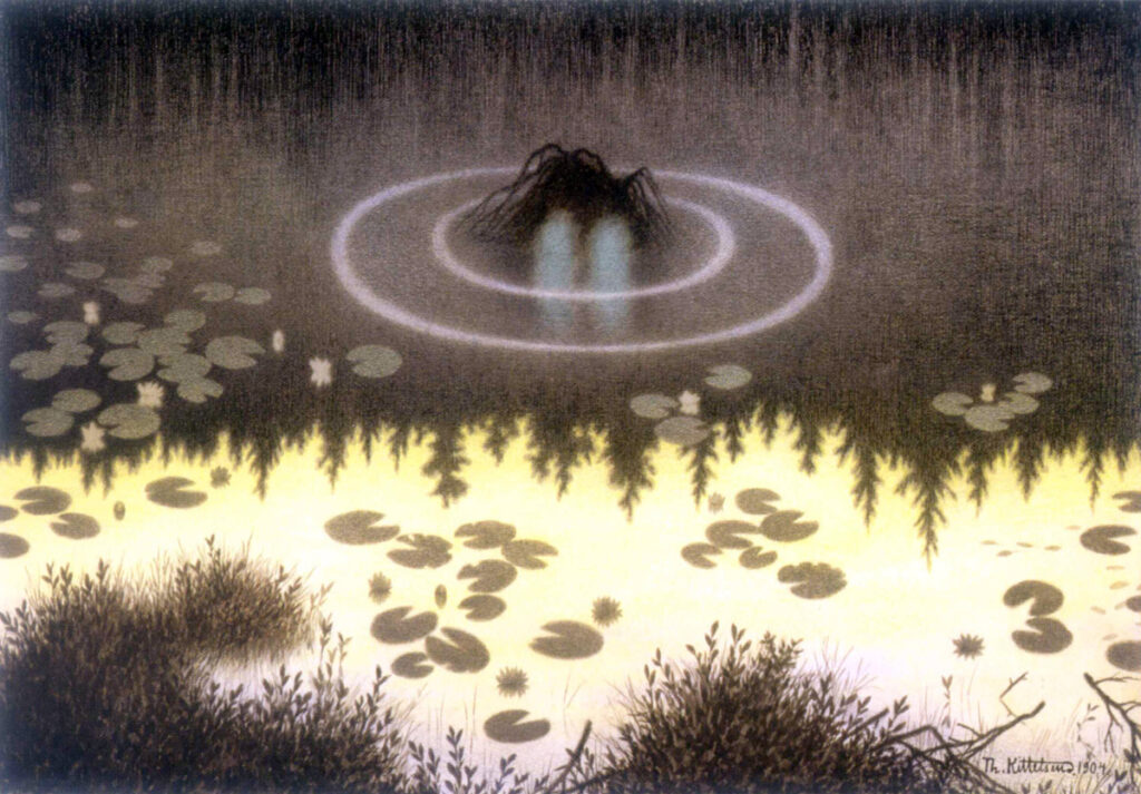 Noekken (1904) - Theodor Severin Kittelsen Tablo