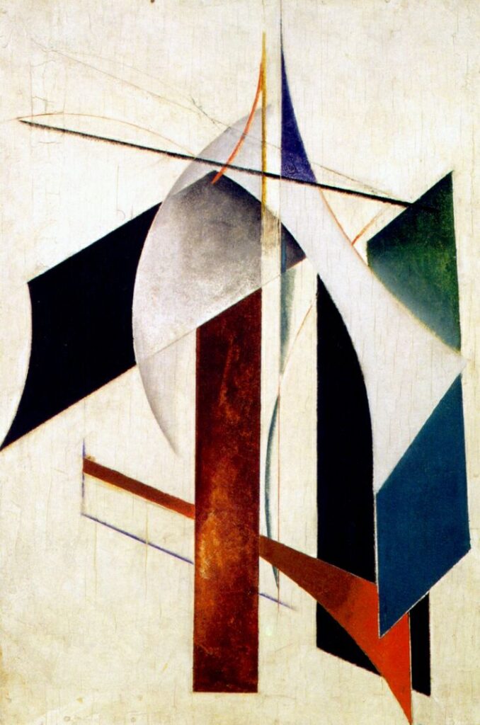 Non objective composition (1917) - Alexander Rodchenko Tablo