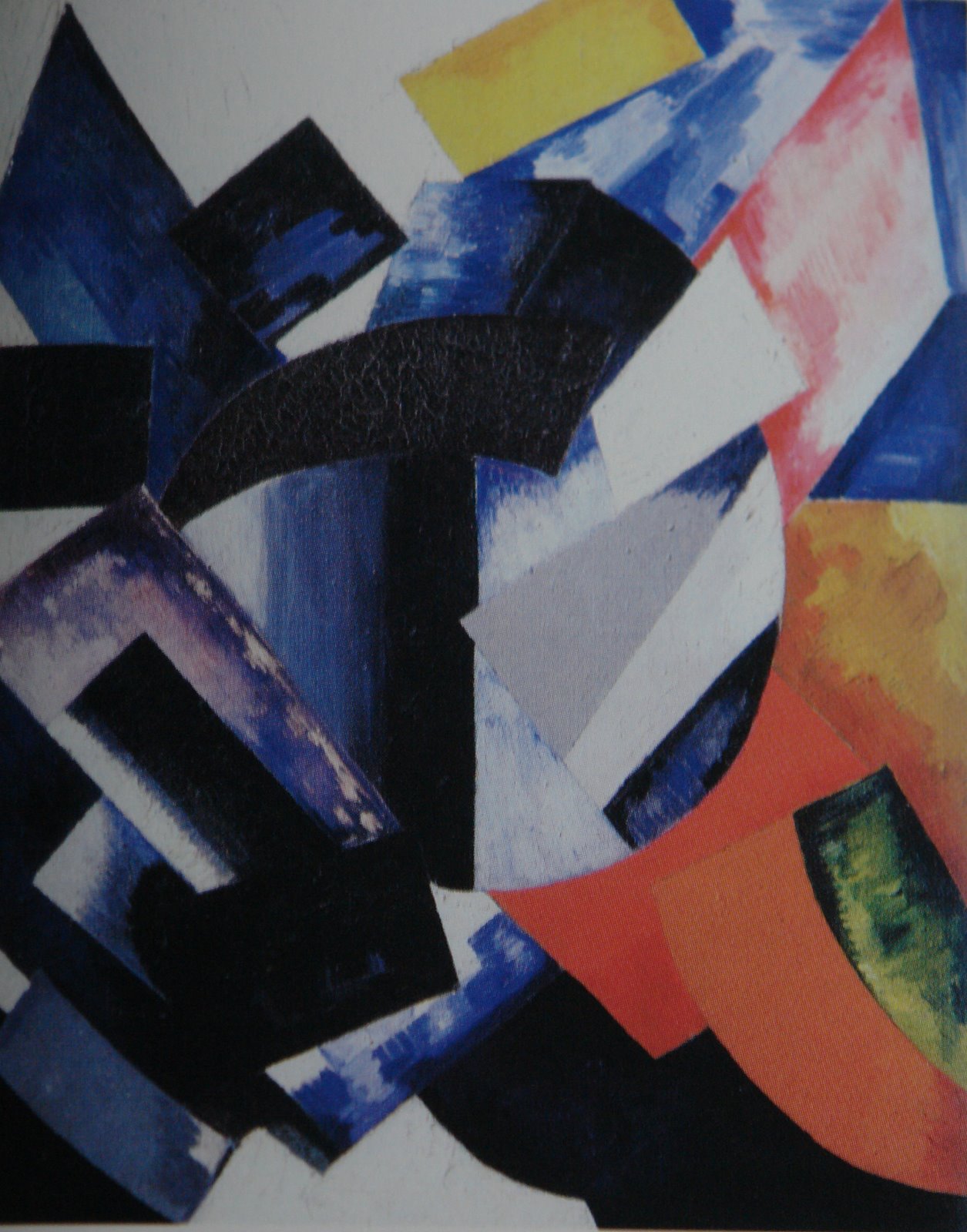 Non objective composition - Aleksandra Ekster Tablo
