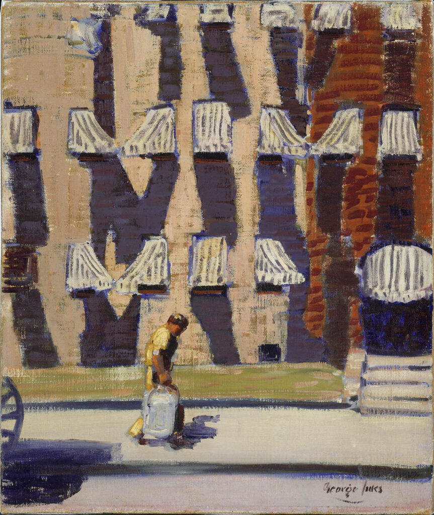 Noontime, St. Botolph Street, Boston (1928) - George Luks Tablo