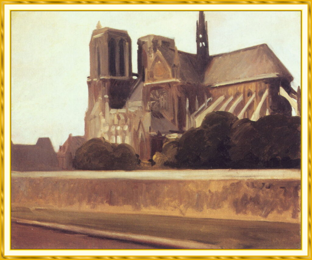 Notre Dame No. 2 (1907) - Edward Hopper Tablo