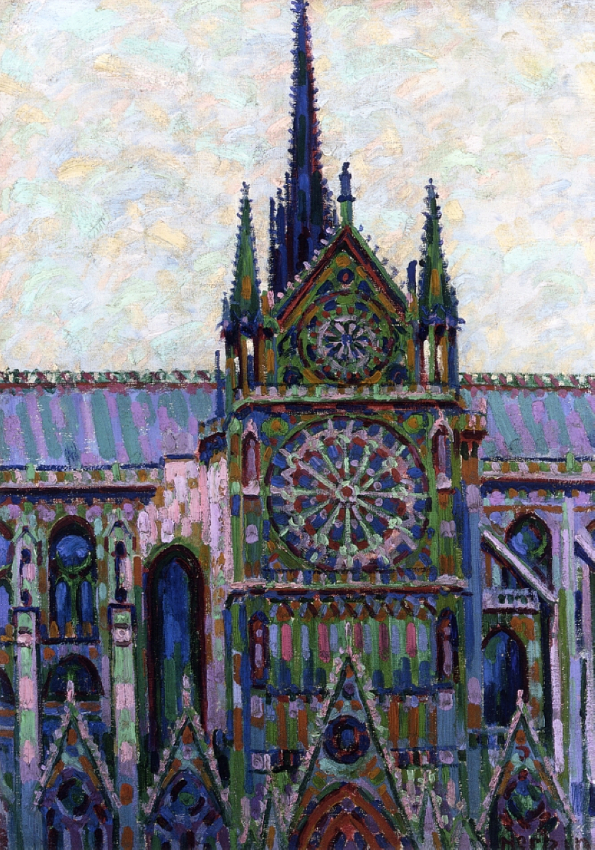 Notre Dame de Paris (1903) - Auguste Herbin Tablo