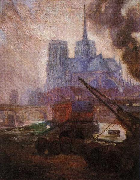 Notre Dame de Paris (1909) – Diego Rivera Tablo
