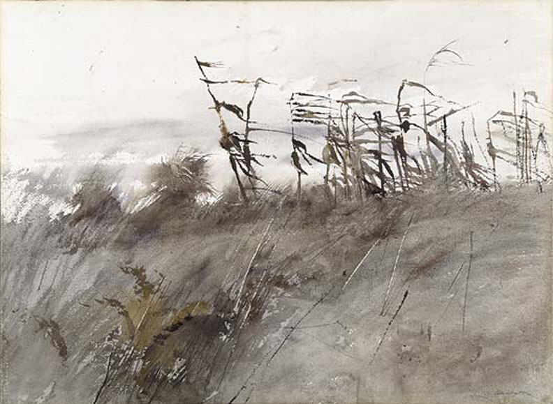 November First (1950) - Andrew Wyeth Tablo